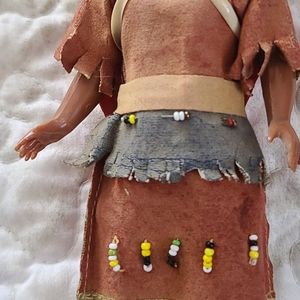Vintage Indian Doll With papoose